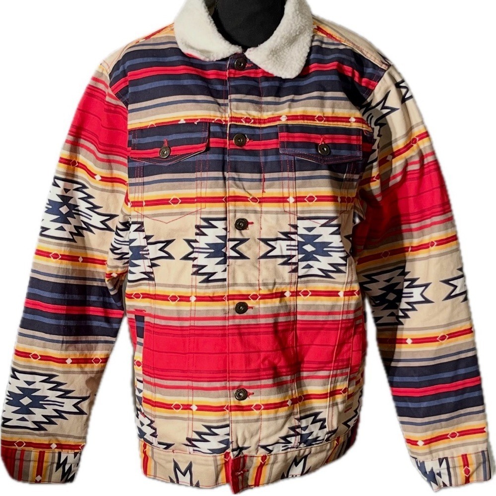 Brooklyn Cloth Aztec Coat – Men's Medium – Western Style 🤠